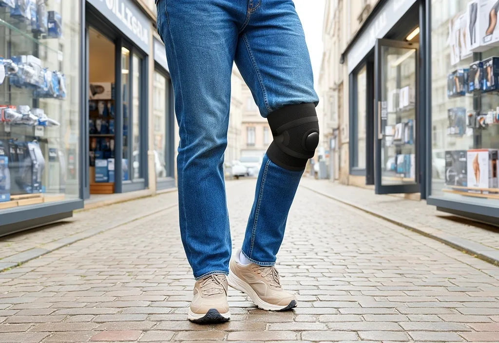 Orthèse discrète sous les vêtements